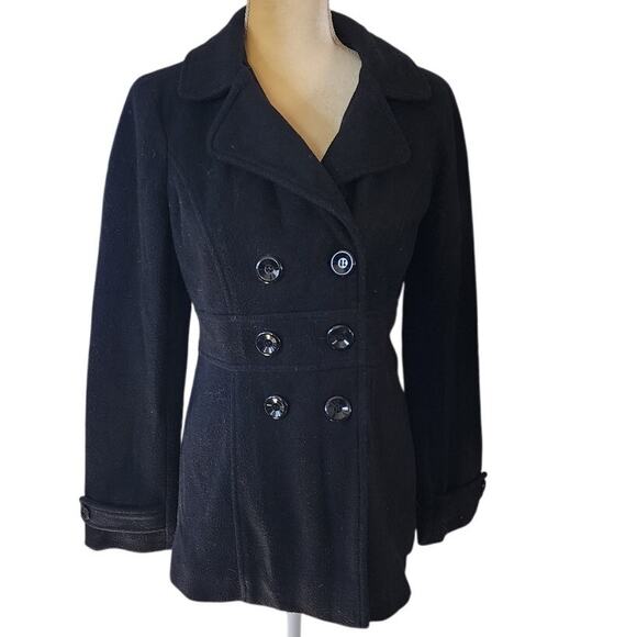 Body Central Women's Black 3 button Closure Jacket Size Medium - Picture 1 of 5